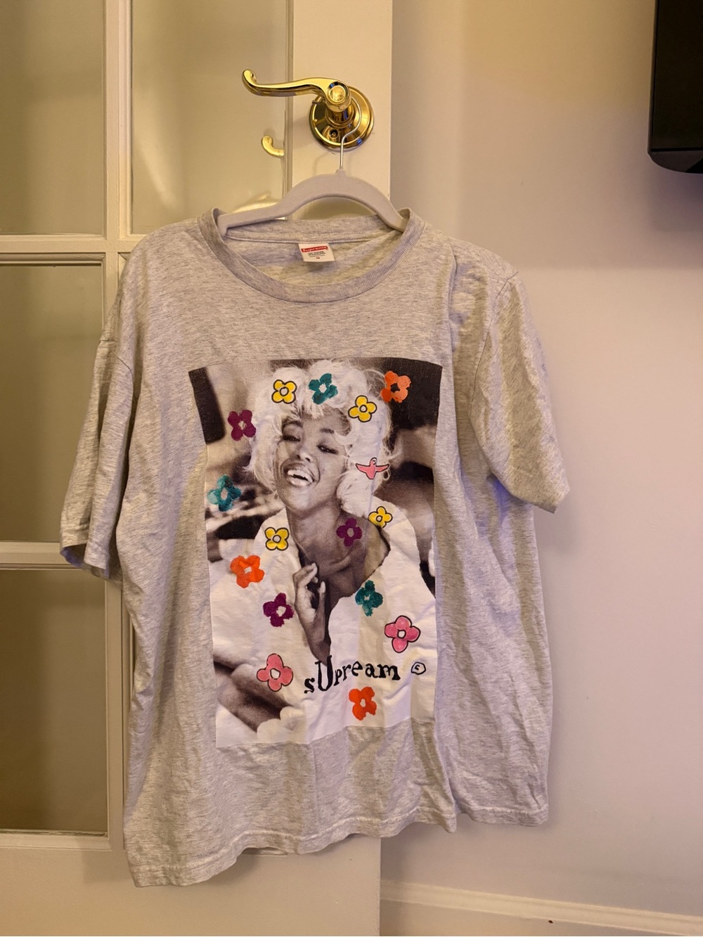 SupremeGray Graphic Tee